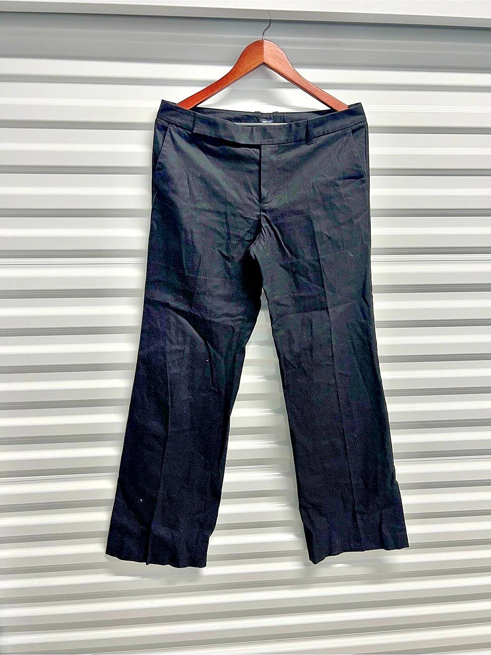 Gap Gapstretch Straight Leg Pants Black Size 10L